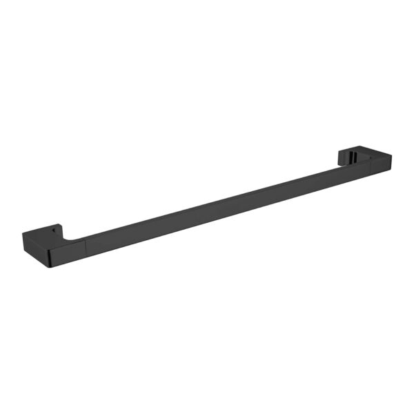 Nero Pearl Single Towel Rail 600mm Matte Black | NR8024MB