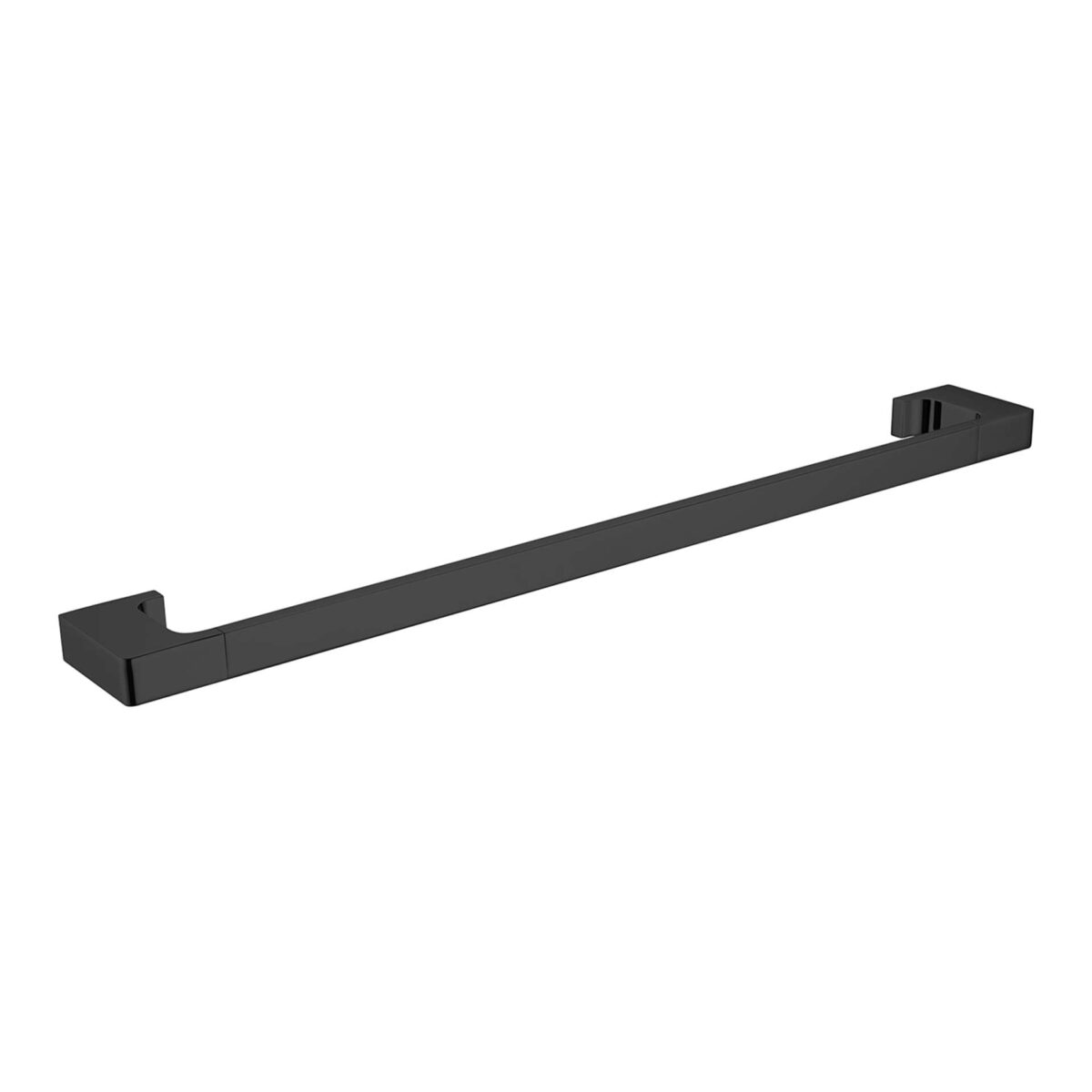 Nero Pearl Single Towel Rail 800mm Matte Black | NR8030MB