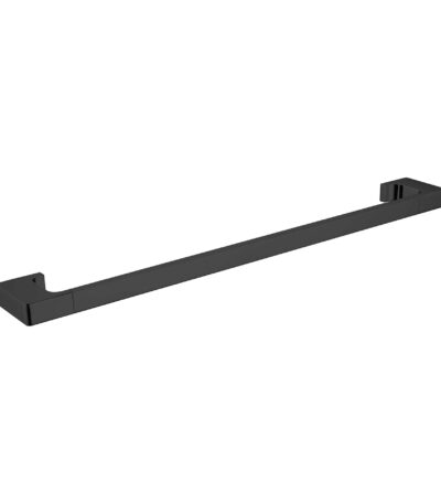 Nero Pearl Single Towel Rail 800mm Matte Black | NR8030MB