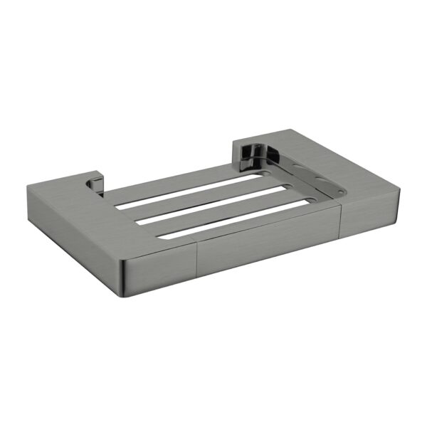 Nero Pearl Soap Dish Holder Gun Metal | NR8081GM