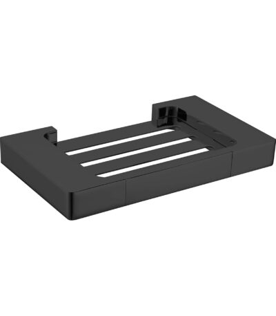 Nero Pearl Soap Dish Holder Matte Black | NR8081MB