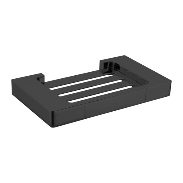 Nero Pearl Soap Dish Holder Matte Black | NR8081MB
