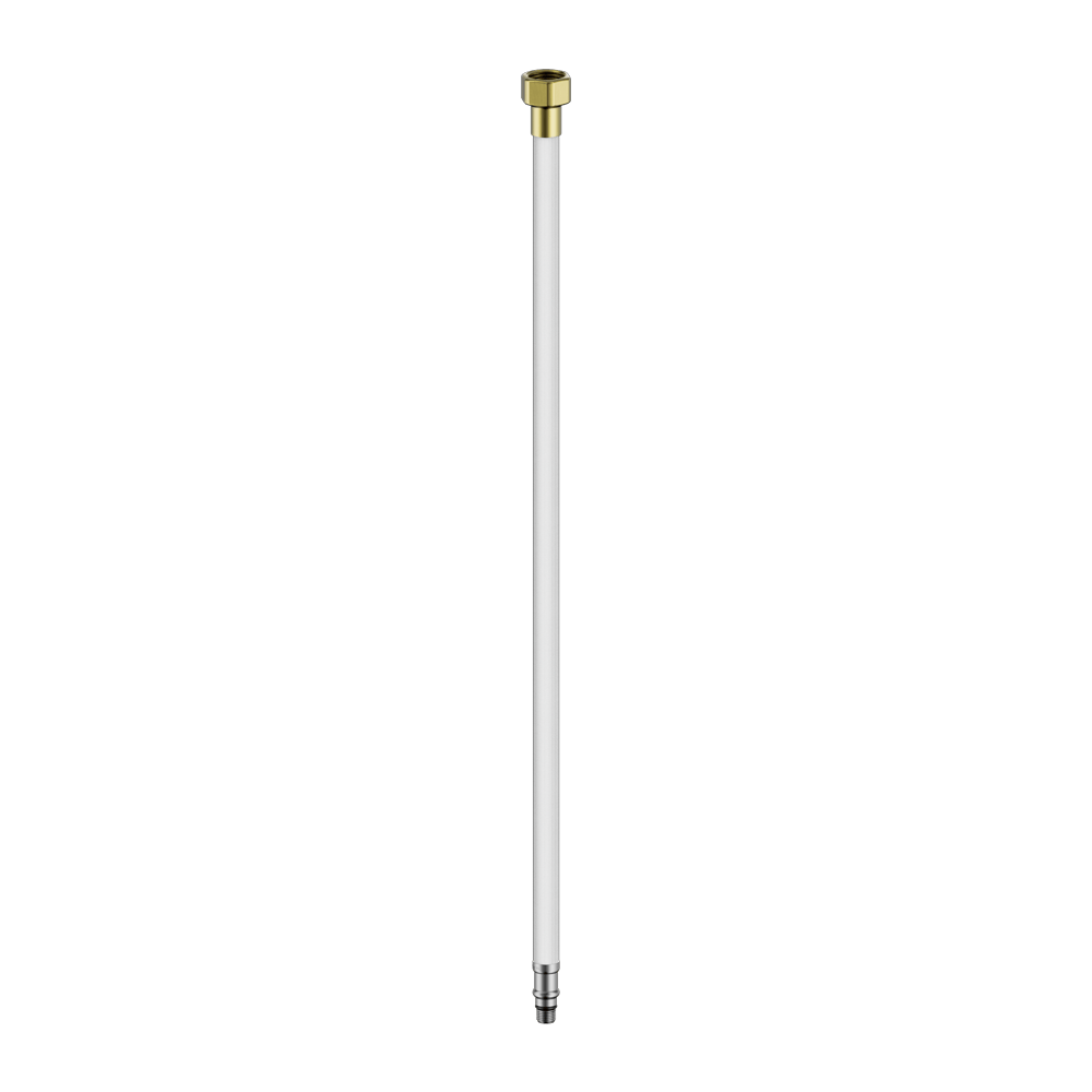 Nero Premium Flexible Mixer Tap Hose Pair Brushed Gold | NR506042BG