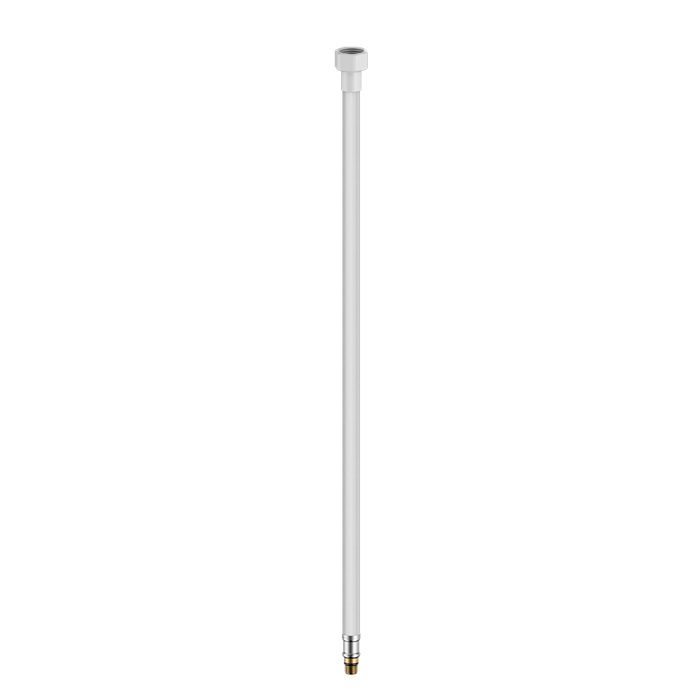 Nero Premium Flexible Mixer Tap Hose Pair Matte White | NR506042MW
