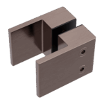 Nero Square Shower Knob Handle Brushed Bronze | NRSH302BZ