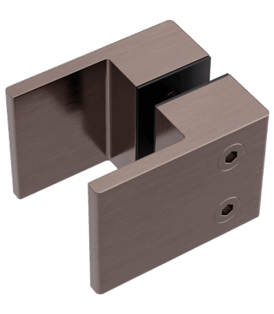 Nero Square Shower Knob Handle Brushed Bronze | NRSH302BZ