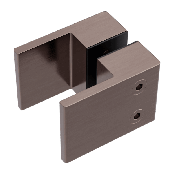 Nero Square Shower Knob Handle Brushed Bronze | NRSH302BZ