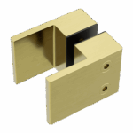 Nero Square Shower Knob Handle Brushed Gold | NRSH302BG