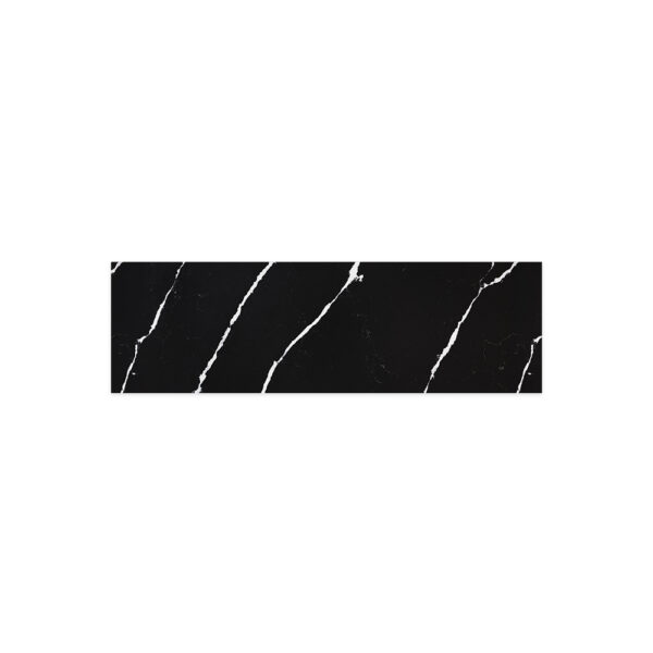 Nero Vena Silica Free Stone Top, Ensuite Depth, 1200mm