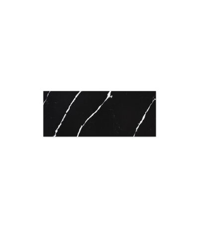 Nero Vena Silica Free Stone Top, Ensuite Depth, 900mm