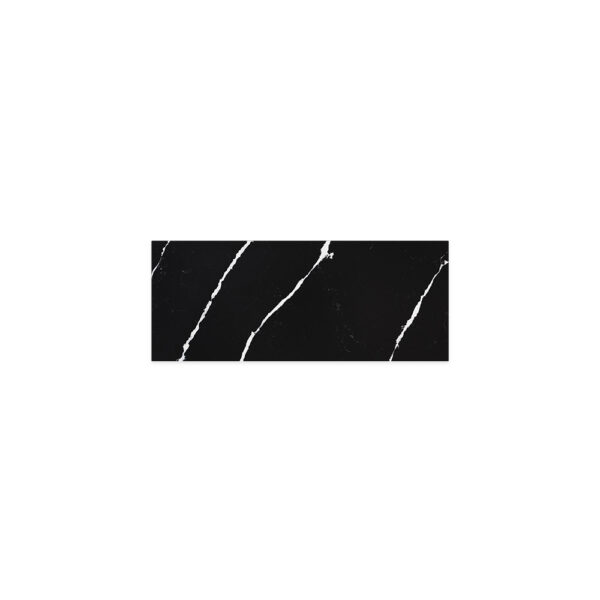 Nero Vena Silica Free Stone Top, Ensuite Depth, 900mm