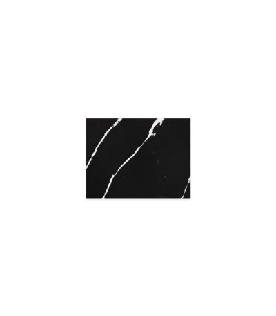 Nero Vena Silica Free Stone Top, Rectangular Full Depth, 600mm