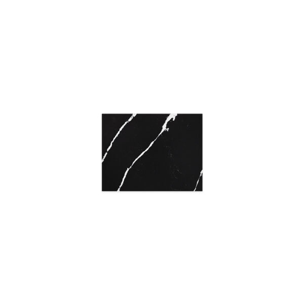 Nero Vena Silica Free Stone Top, Rectangular Full Depth, 600mm
