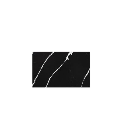 Nero Vena Silica Free Stone Top, Rectangular Full Depth, 750mm