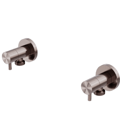 Nero Washing Machine Tap Set Brushed Bronze | NR262109dBZ