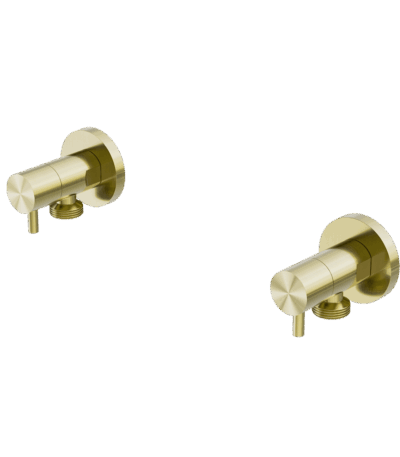 Nero Washing Machine Tap Set Brushed Gold | NR262109dBG