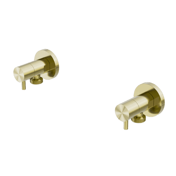 Nero Washing Machine Tap Set Brushed Gold | NR262109dBG