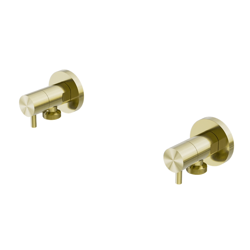 Nero Washing Machine Tap Set Brushed Gold | NR262109dBG