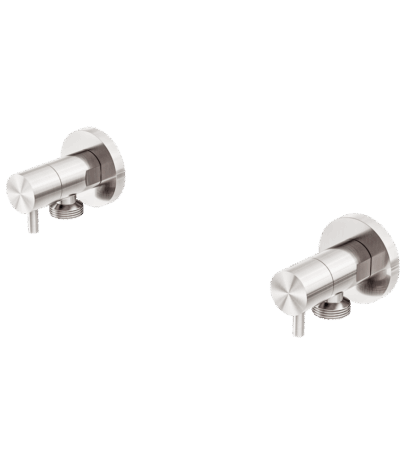 Nero Washing Machine Tap Set Brushed Nickel | NR262109dBN