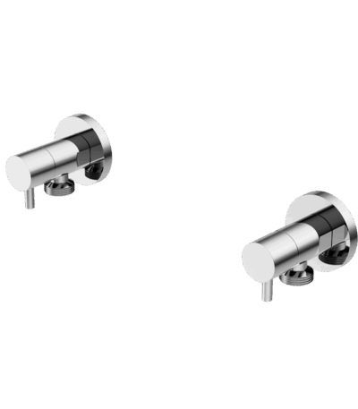 Nero Washing Machine Tap Set Chrome | NR262109dCH