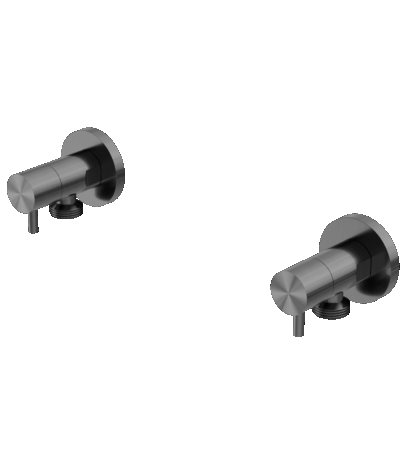 Nero Washing Machine Tap Set Gun Metal | NR262109dGM