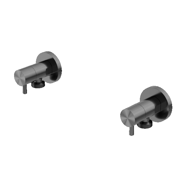 Nero Washing Machine Tap Set Gun Metal | NR262109dGM
