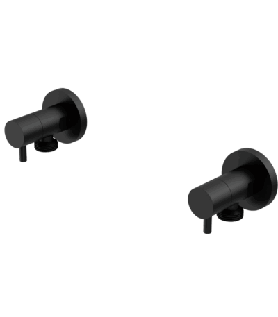 Nero Washing Machine Tap Set Matte Black | NR262109dMB
