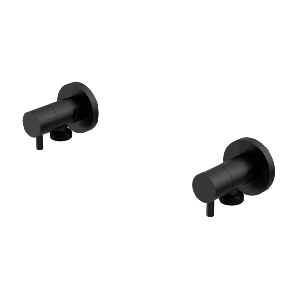 Nero Washing Machine Tap Set Matte Black | NR262109dMB