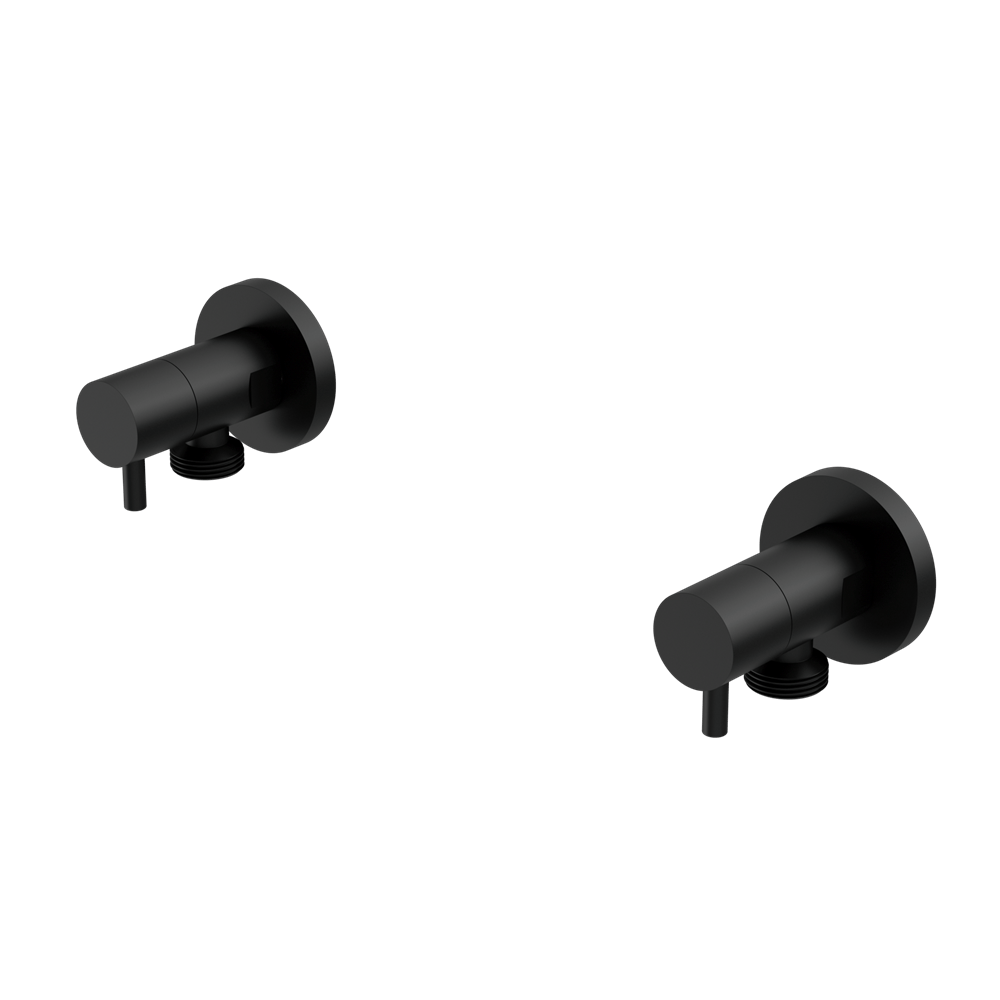 Nero Washing Machine Tap Set Matte Black | NR262109dMB