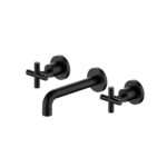 Nero X Plus Wall Basin Set 180mm Matte Black | NR201607bMB