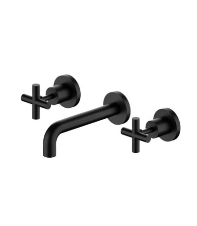 Nero X Plus Wall Basin Set 180mm Matte Black | NR201607bMB