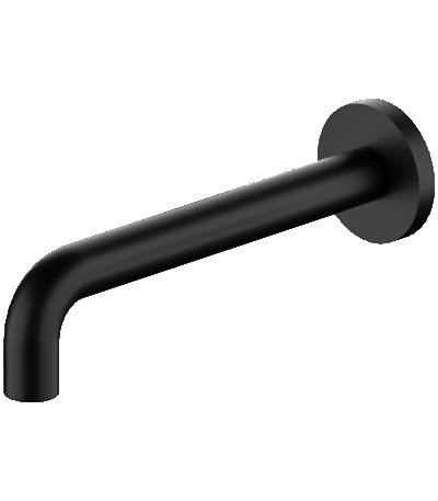 Nero X Plus Wall Basin Set Spout Only 215mm Matte Black | NR201607asMB