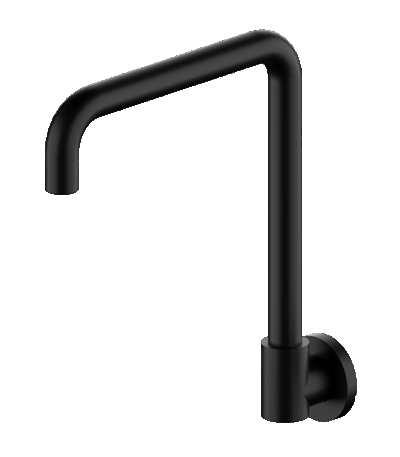 Nero X Plus Wall Mounted Swivel Spout Only Matte Black | NR201607sMB