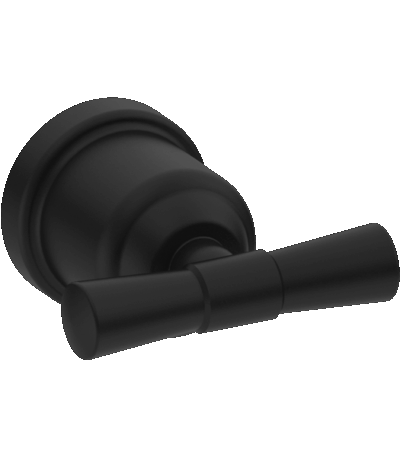 Nero York Robe Hook Matte Black | NR6982MB