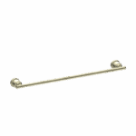 Nero York Single Towel Rail 600mm Aged Brass | NR6924AB