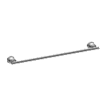 Nero York Single Towel Rail 600mm Chrome | NR6924CH