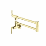Nero Zen 316L Stainless Steel Pot Filler Brushed Gold | NR162203BG