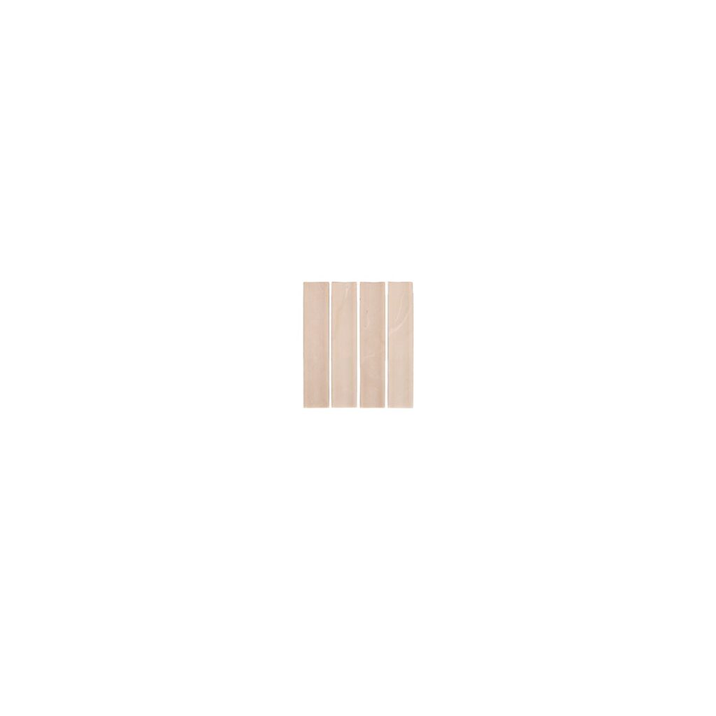 Nishi Inverted Finger Mosaic Tile - Almond - Sample