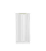 Noosa Laundry 415 Fluted White Base Cabinet