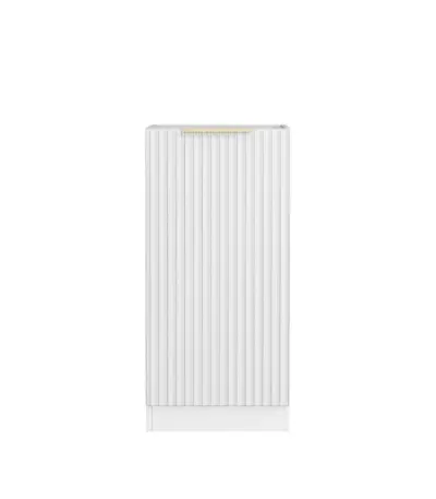Noosa Laundry 415 Fluted White Base Cabinet