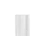 Noosa Laundry 415 Fluted White Wall Cabinet