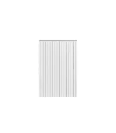 Noosa Laundry 415 Fluted White Wall Cabinet