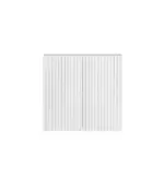 Noosa Laundry 630 Fluted White Wall Cabinet