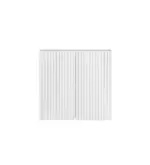 Noosa Laundry 630 Fluted White Wall Cabinet