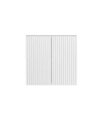 Noosa Laundry 630 Fluted White Wall Cabinet