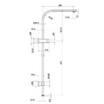 NORICO SR30 ESPERIA SQUARE SHOWER STATION CHROME AND COLOURED - Urban Designs Bathroom and Kitchen