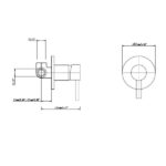 NORICO WM26 PENTRO ROUND SHOWER MIXER CHROME AND COLOURED - Urban Designs Bathroom and Kitchen