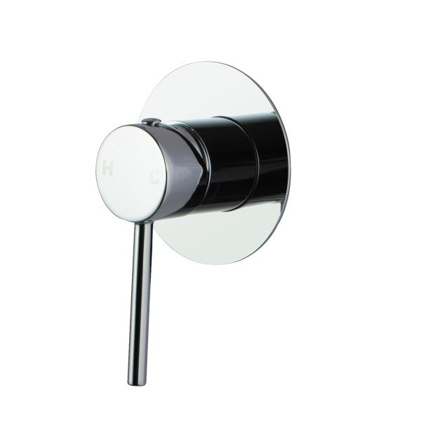 NORICO WM26T PENTRO SHOWER MIXER WITH 65MM COVER PLATE CHROME AND COLOURED - Urban Designs Bathroom and Kitchen