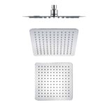 Nova 250mm Square Overhead Shower - Mirror Polish - Chrome | PRS0901N