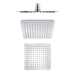 Nova 250mm Square Overhead Shower - Mirror Polish - Chrome | PRS0901N